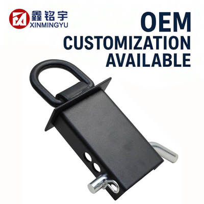 良い価格 Removable D-Ring Tie-Downs for Stake Pockets – Flatbed & Utility Trailers, Includes Hitch Pin, Black Heavy-Duty, Factory Direct OEM Customizable オンライン