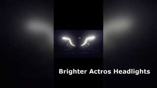 メルセデス アクトロス LED ヘッドライトの超高輝度アップグレード